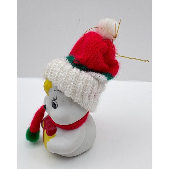 Giftco Snow Bells Christmas Ornament Snowman Bell with Knit Hat & Scarf - Picture 4 of 8
